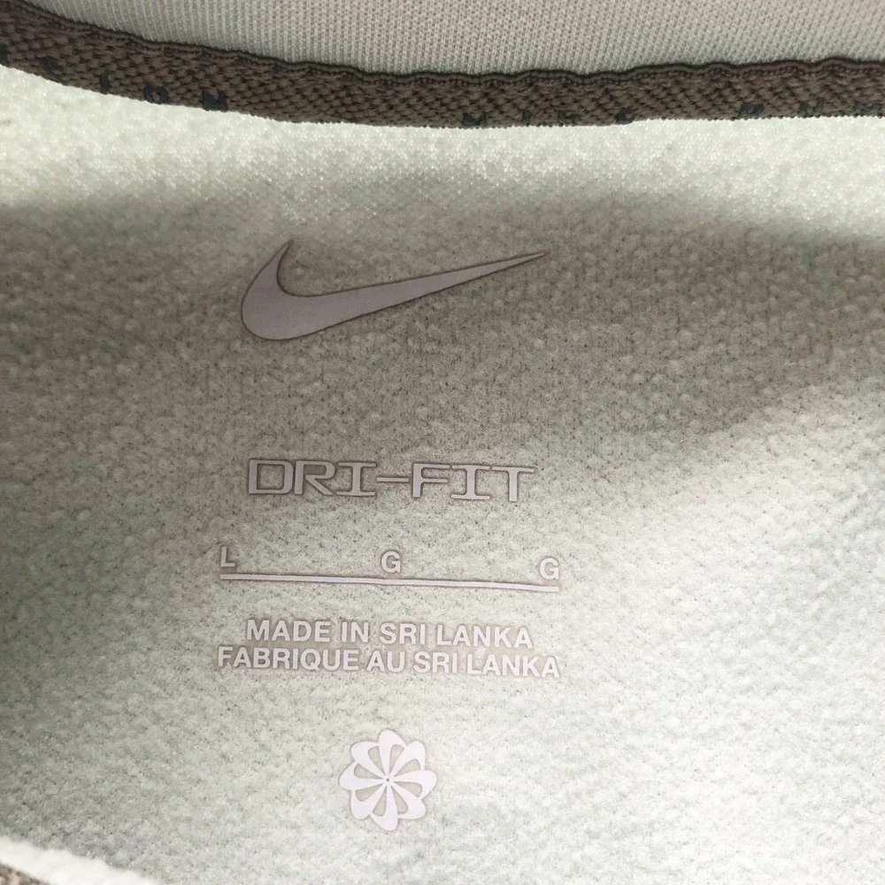 Nike Mens Large Running Division Dri-FIT Element Half-Zip Pullover Sage Green